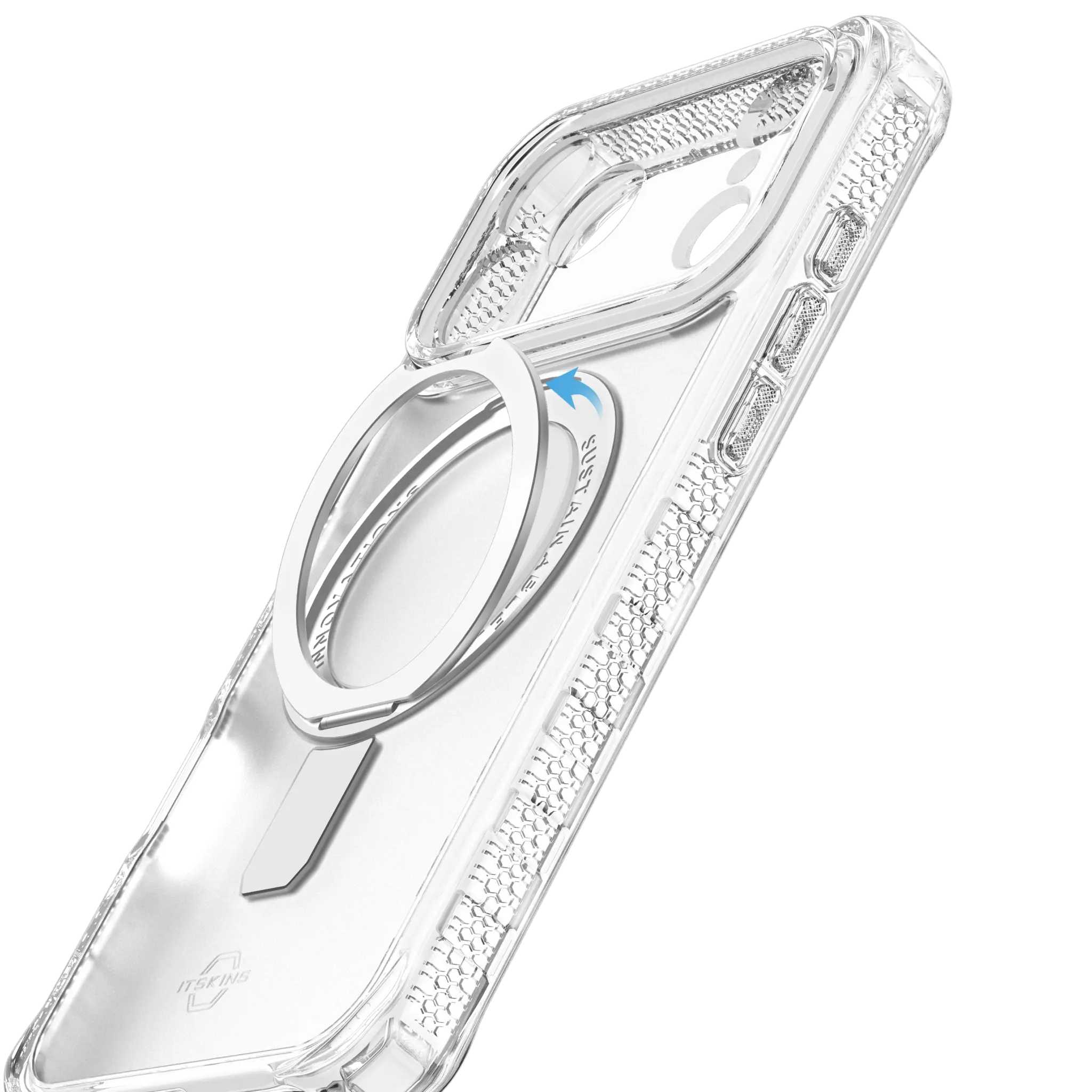 ITSKINS HYBRID R // VAPOR med MagSafe® til iPhone 17 Pro®. Gennemsigtig