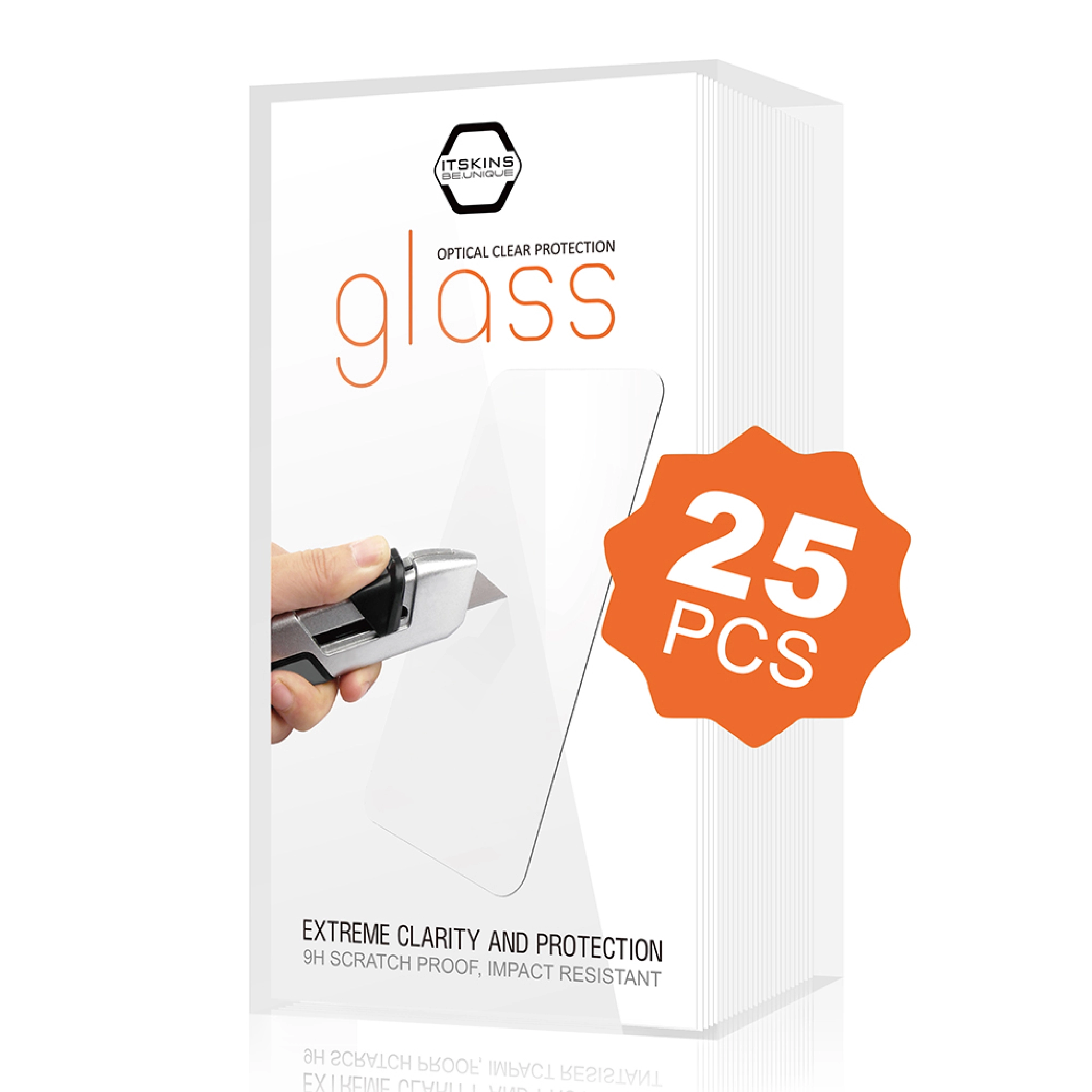 ITSKINS beskyttelsesglas til iPhone 11 Pro / XS / X®. 25 stk