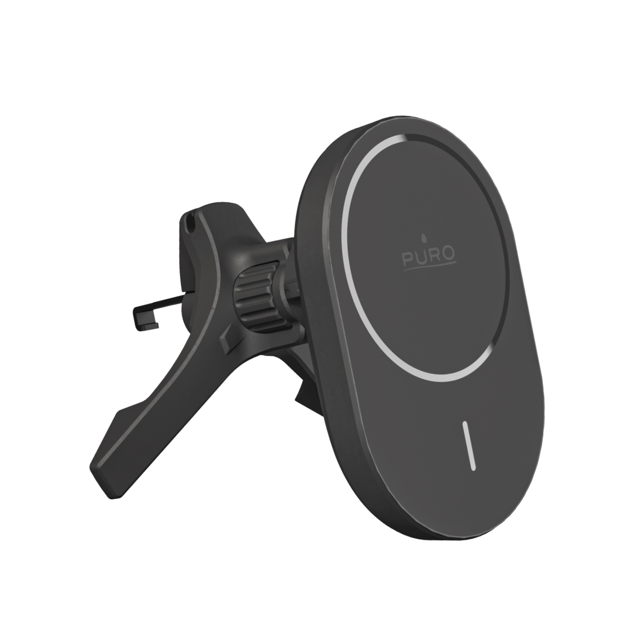 PURO Power Mag Holder magnetisk bilholder med trådløs Qi2-opladning