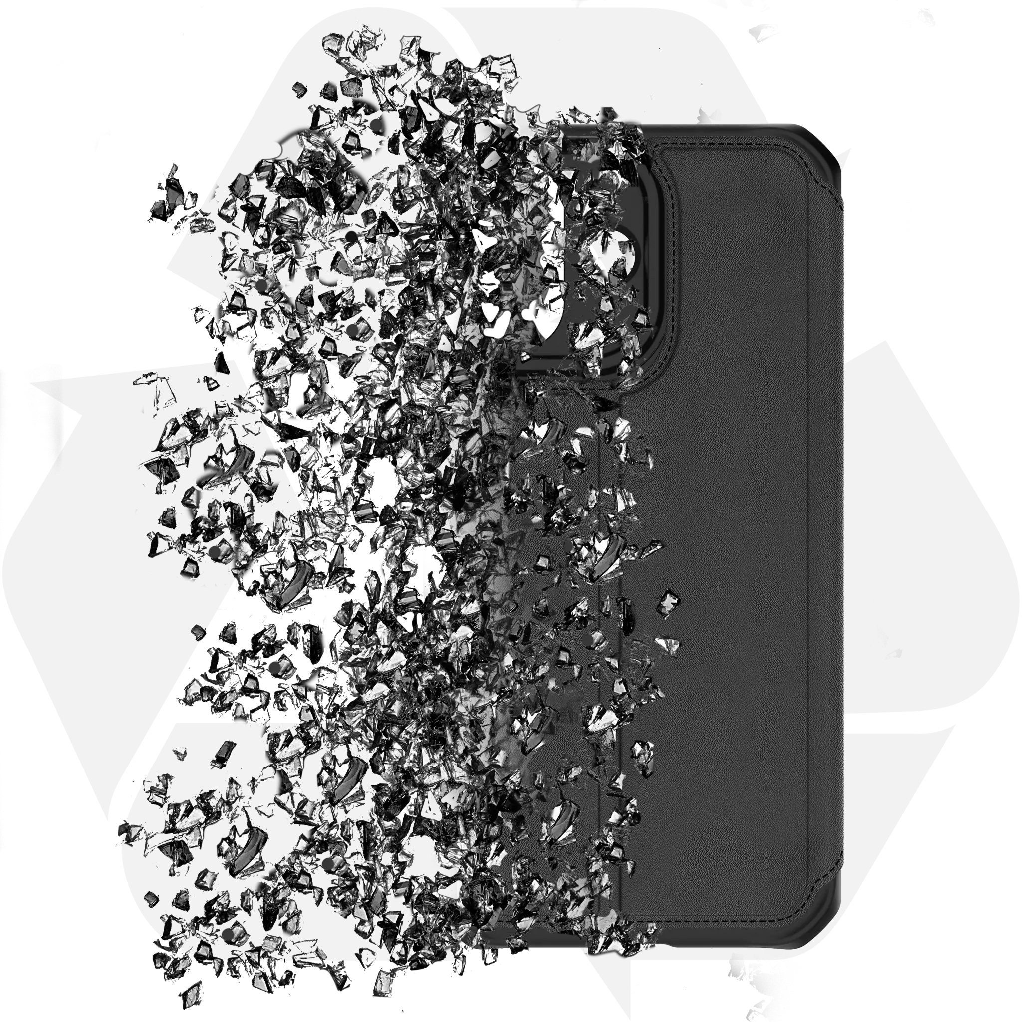 ITSKINS SPECTRUM R//FOLIO cover til iPhone 17®. Sort