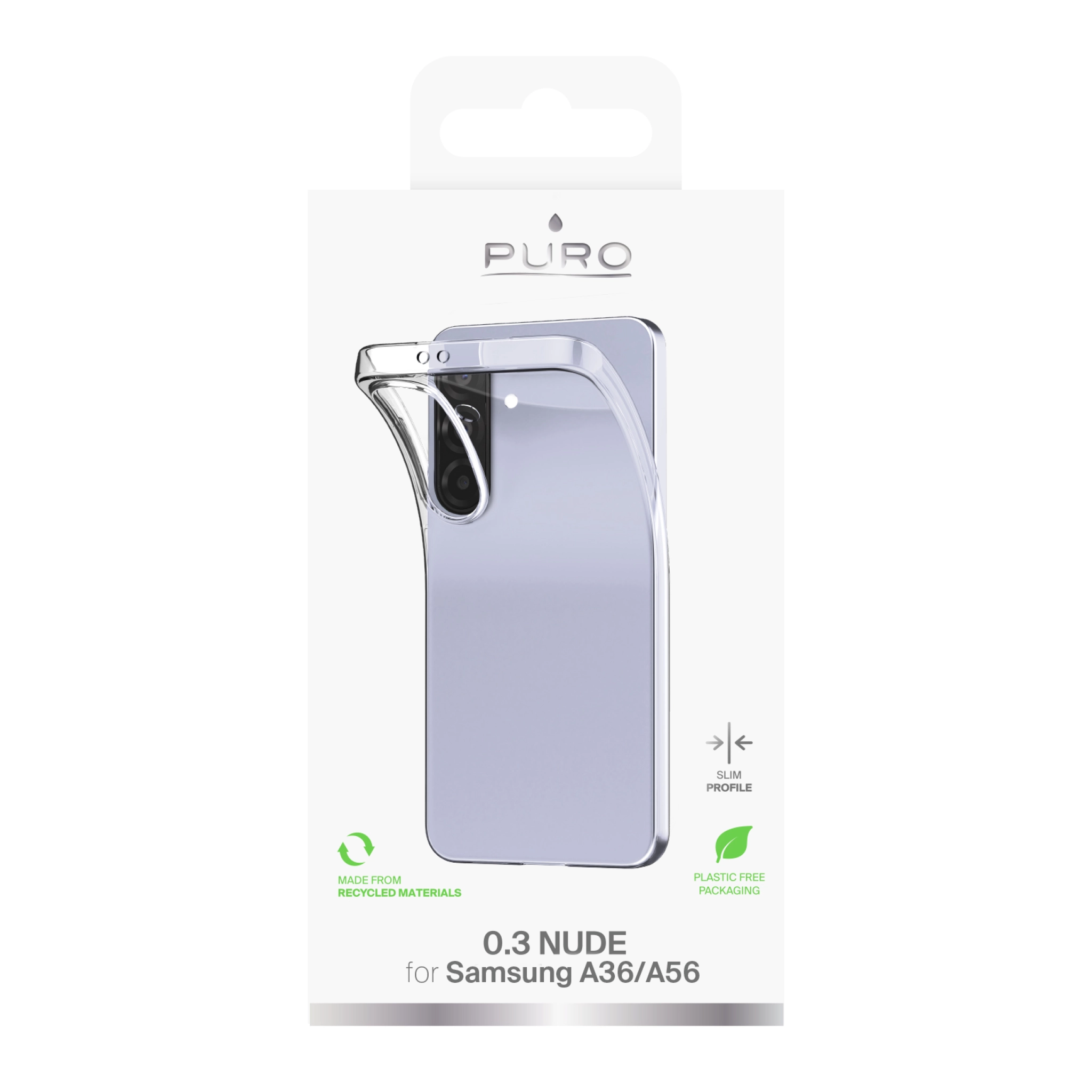 PURO Cover 0.3 Nude til Samsung Galaxy A36/A56