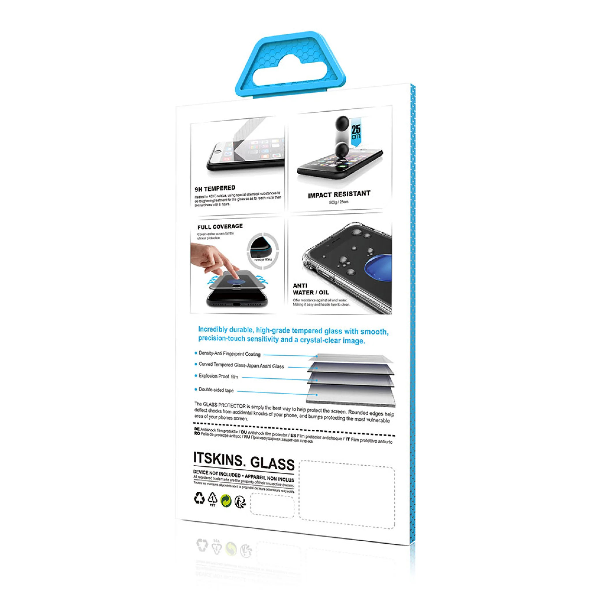 ITSKINS 3D beskyttelsesglas til Samsung Galaxy S20 4G / 5G®