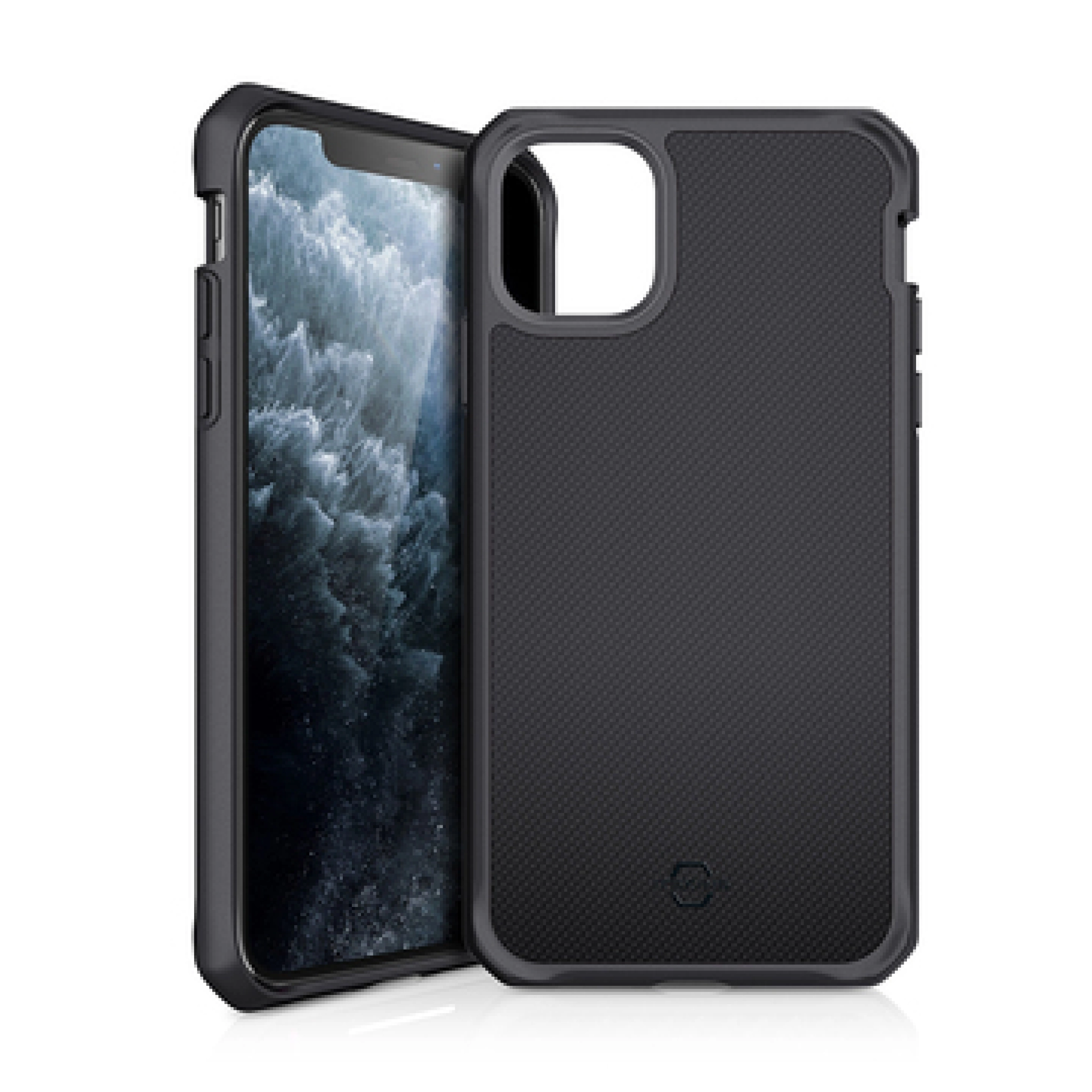 ITSKINS BALLISTIC﻿ NYLON cover til iPhone 11 Max / XS Max®. Sort