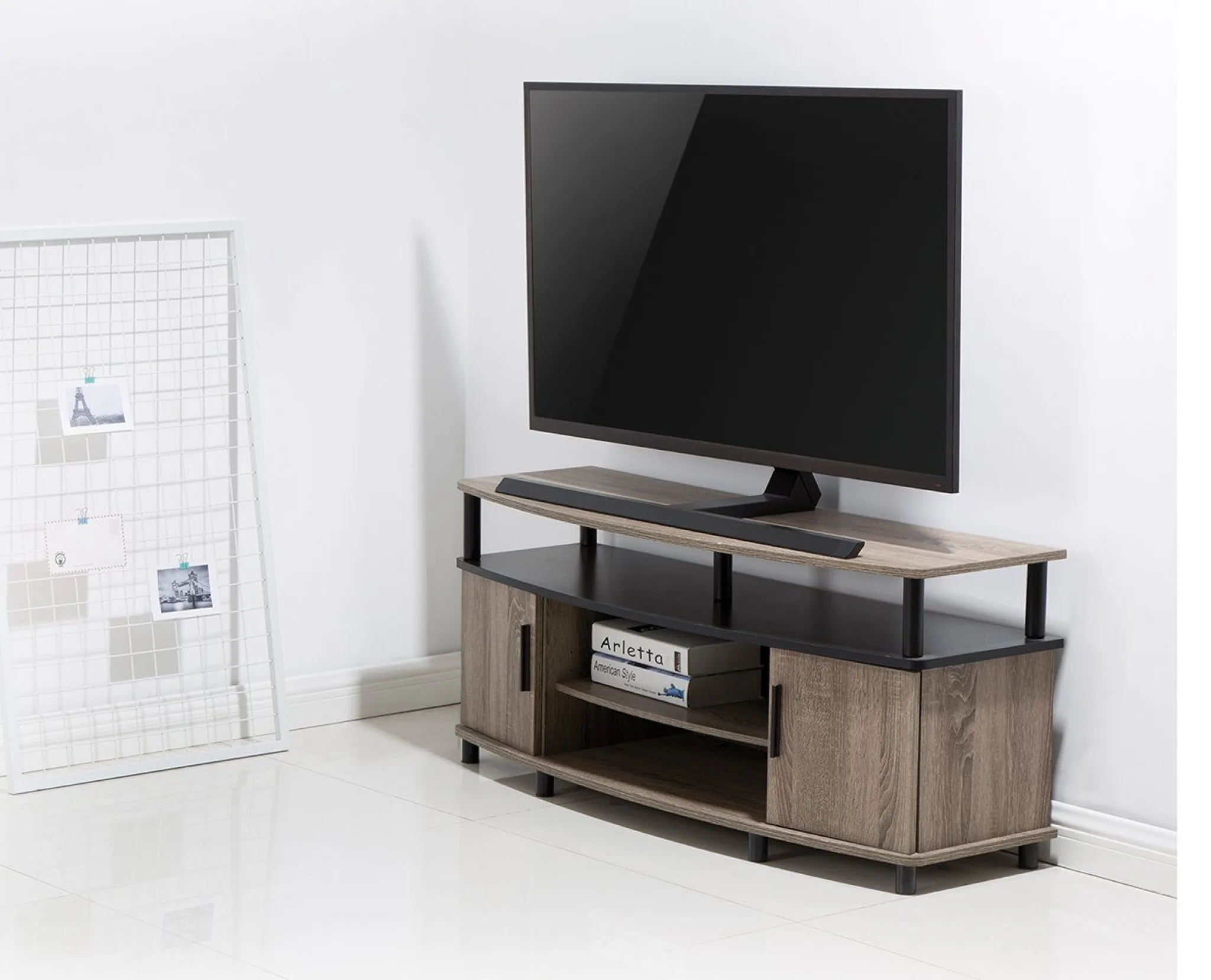 TV bordstand. 32"-65". Sort